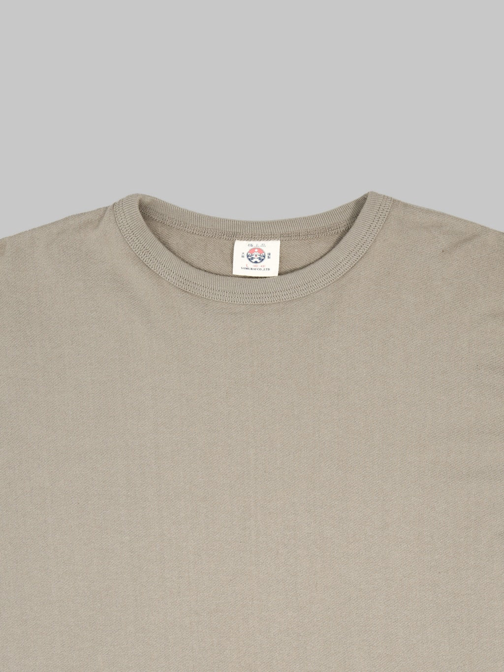 Samurai Jeans SJST-RIM Inlay Loopwheel Solid Tee Concrete Grey