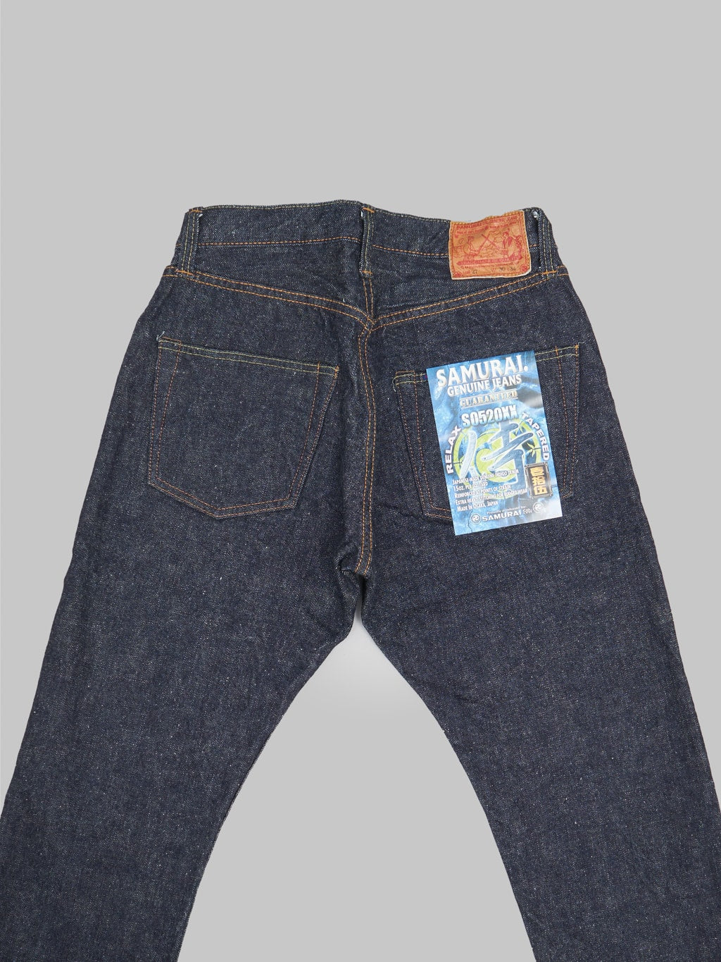 samurai jeans s0520xx otokogi 15oz relaxed tapered jeans pockets