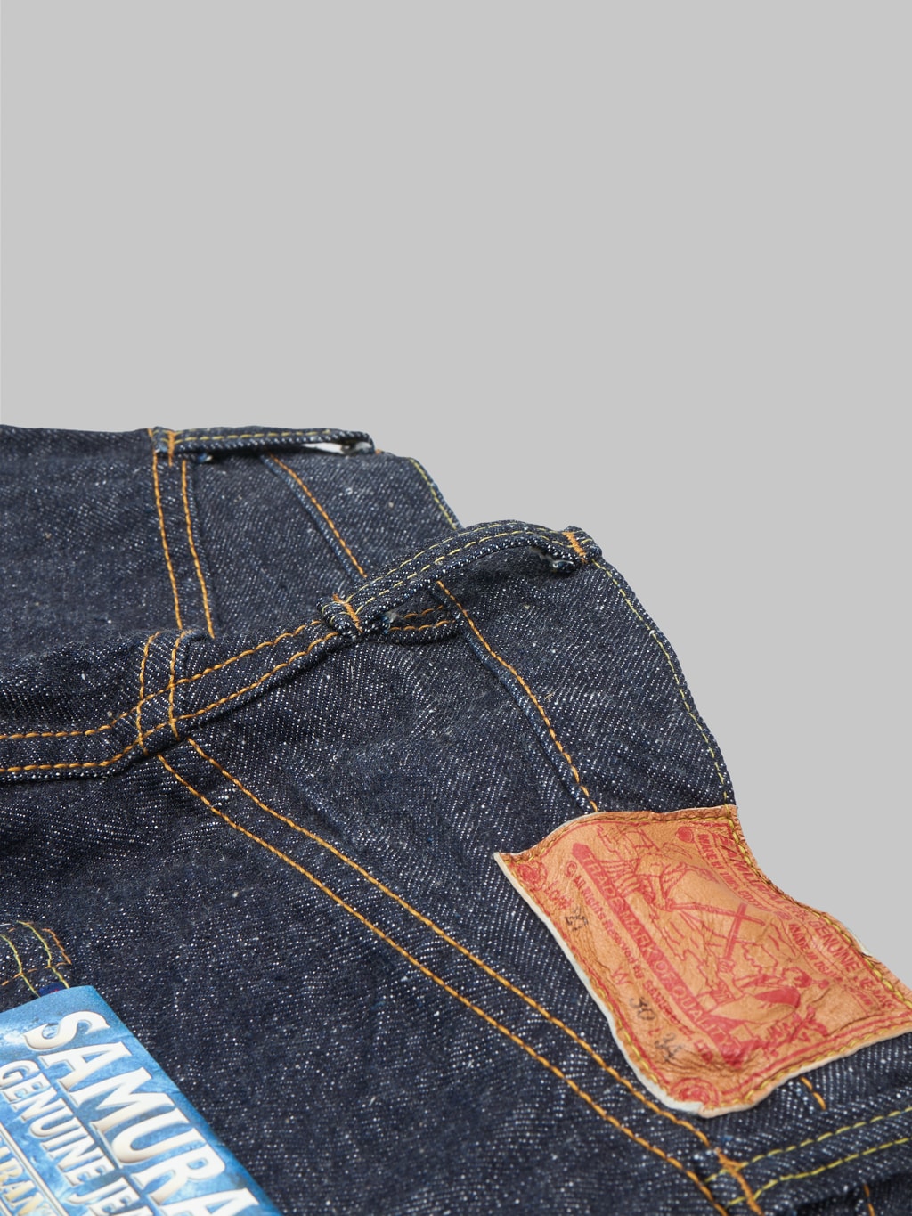 samurai jeans s0520xx otokogi 15oz relaxed tapered jeans belt loop