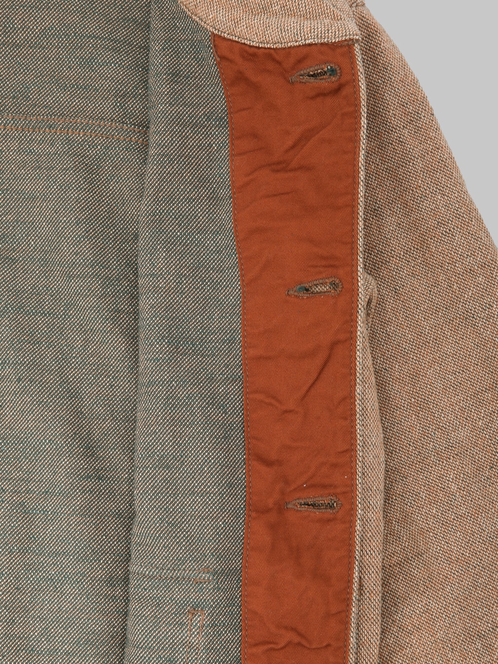 Samurai Jeans S100NAJ25 Elemental Flannel Jacket Beige - Redcast Heritage Co.