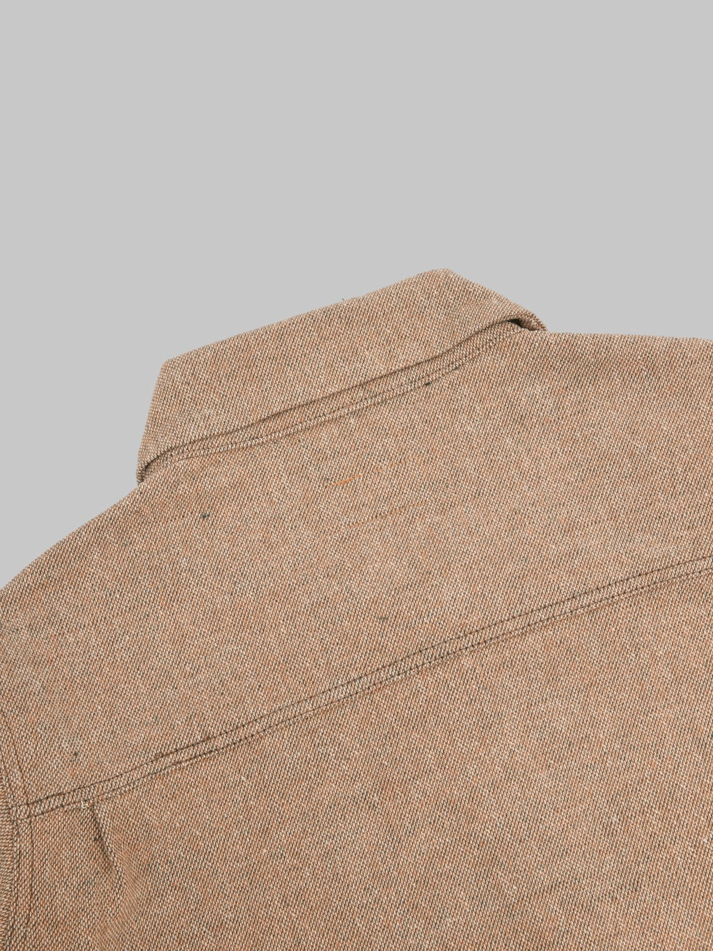 Samurai Jeans S100NAJ25 Elemental Flannel Jacket Beige - Redcast Heritage Co.