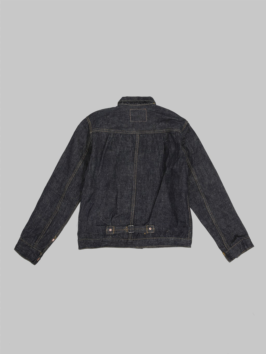 samurai jeans s556vx denim type 1 selvedge jacket back