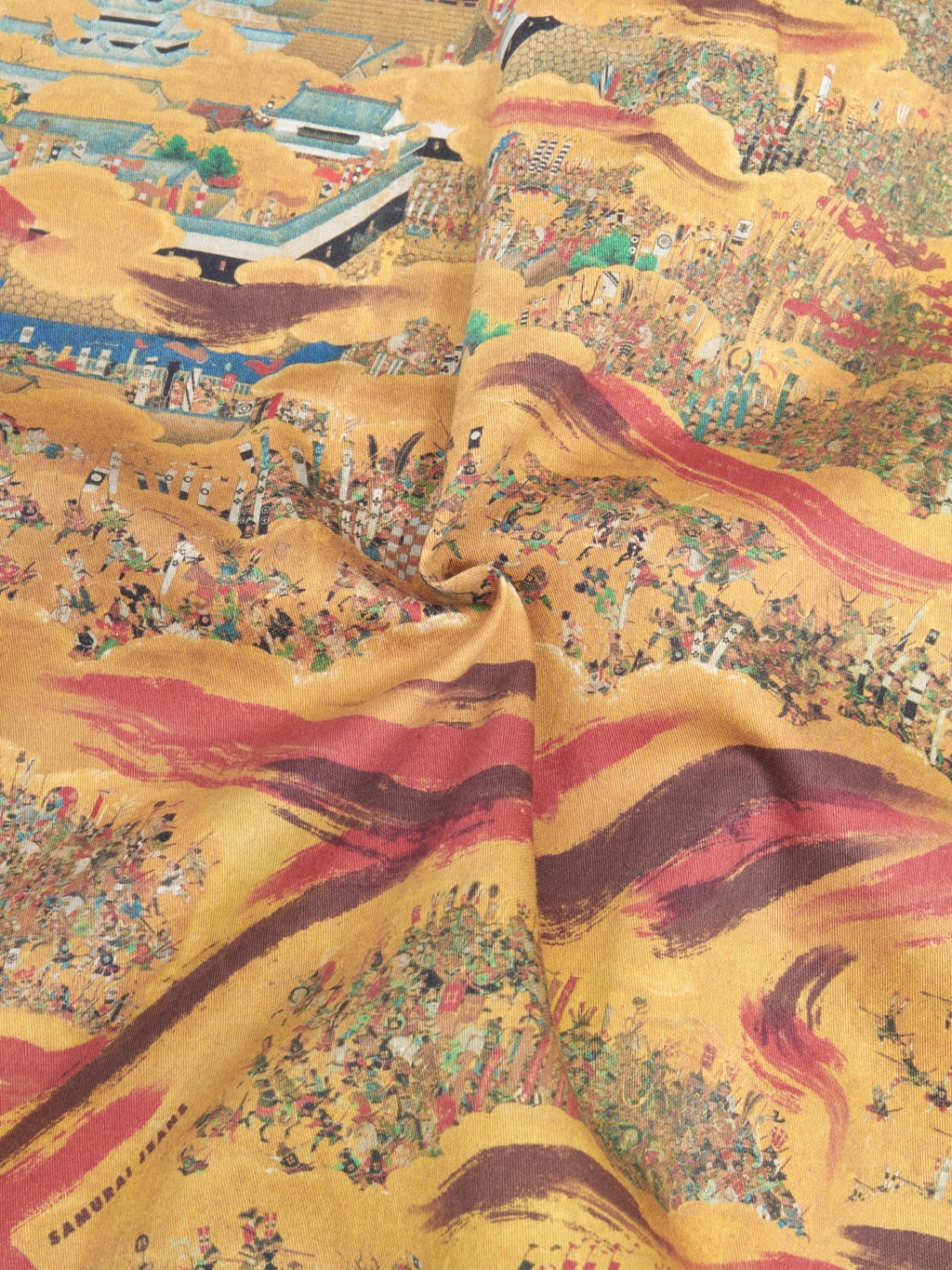 samurai jeans siege of osaka hawaiian shirt texture