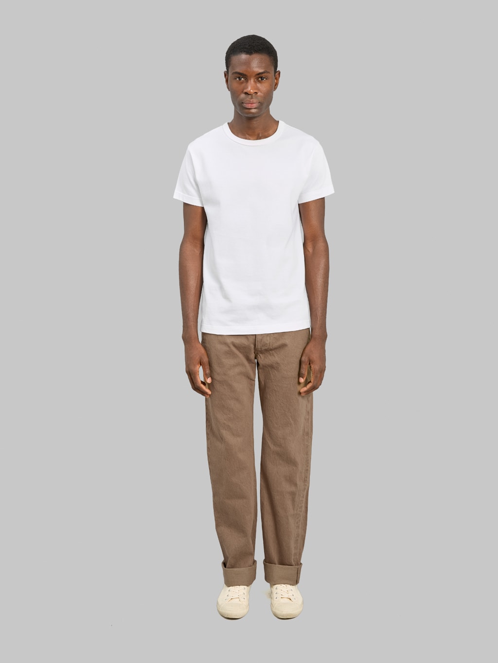 Samurai Jeans SJ42CP 15oz Heavy Chino Slim Straight front look