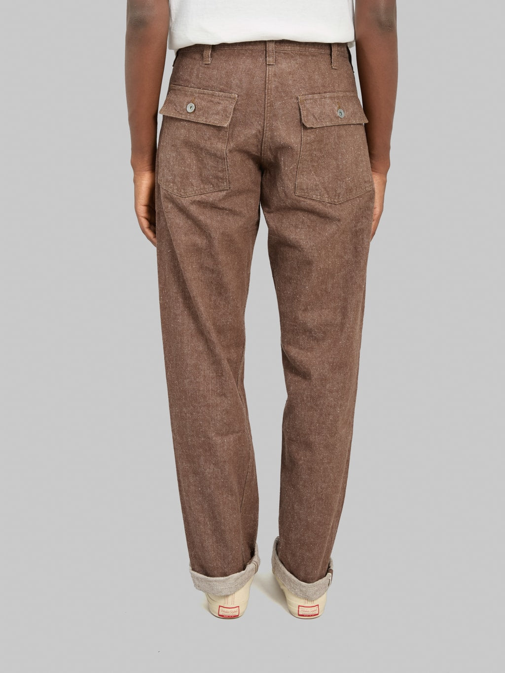 Samurai Jeans SJ52BR 15oz "Kanoko Aimadara" Baker Pants Brown