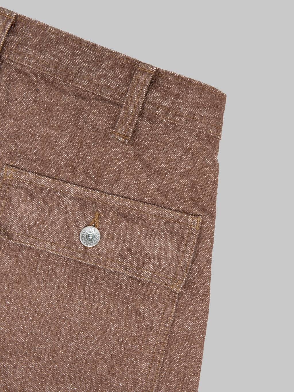 Samurai Jeans SJ52BR 15oz "Kanoko Aimadara" Baker Pants Brown