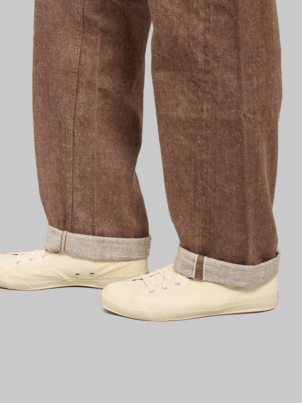Samurai Jeans SJ52BR 15oz "Kanoko Aimadara" Baker Pants Brown