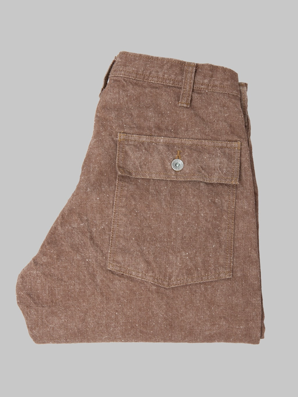 Samurai Jeans SJ52BR 15oz "Kanoko Aimadara" Baker Pants Brown