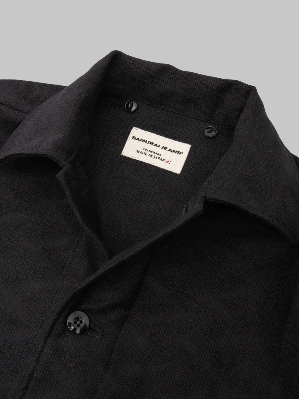 Samurai Jeans SJCJK25-SP Jagged Deck Cloth Jacket Black