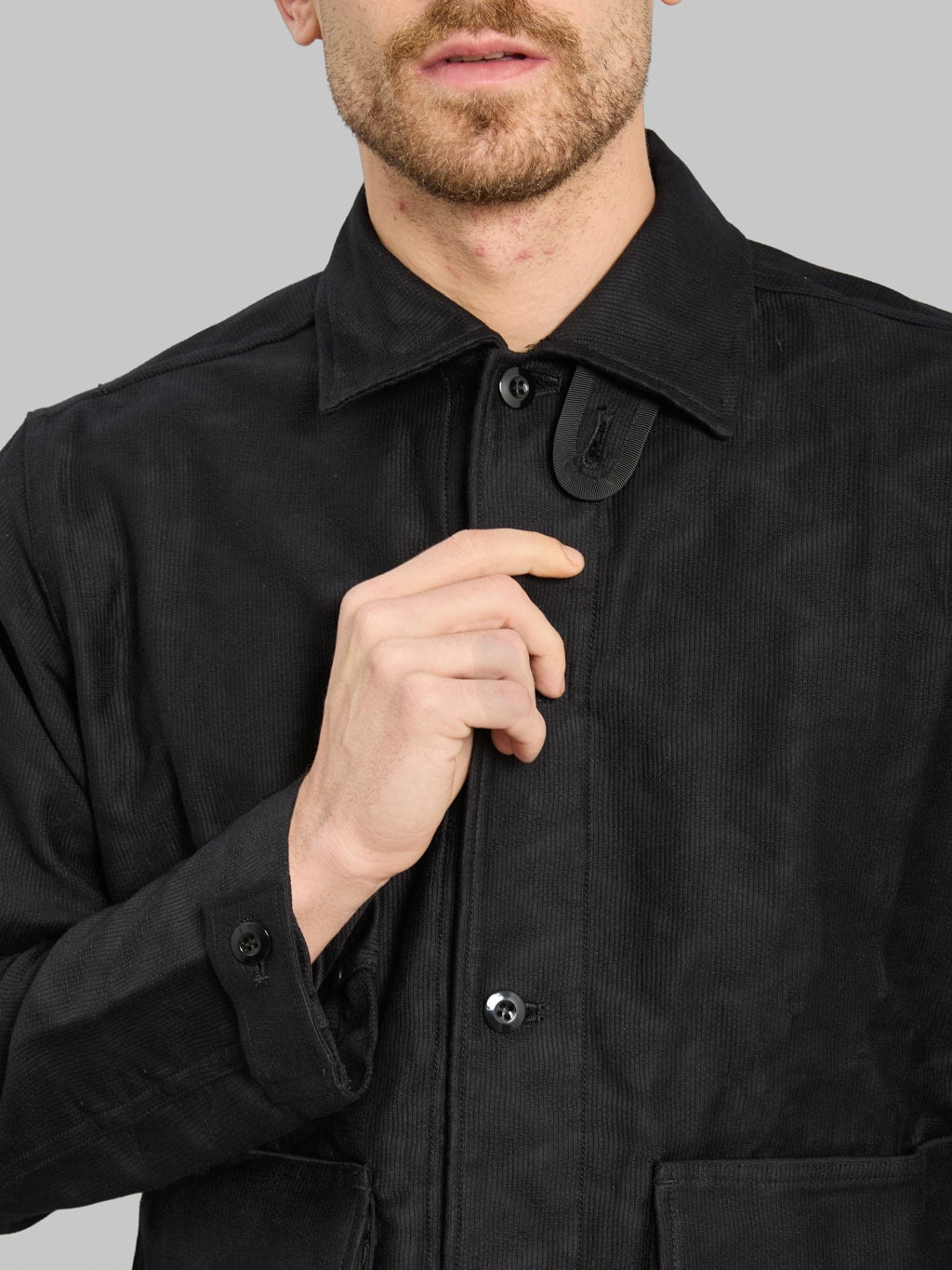 Samurai Jeans SJCJK25-SP Jagged Deck Cloth Jacket Black