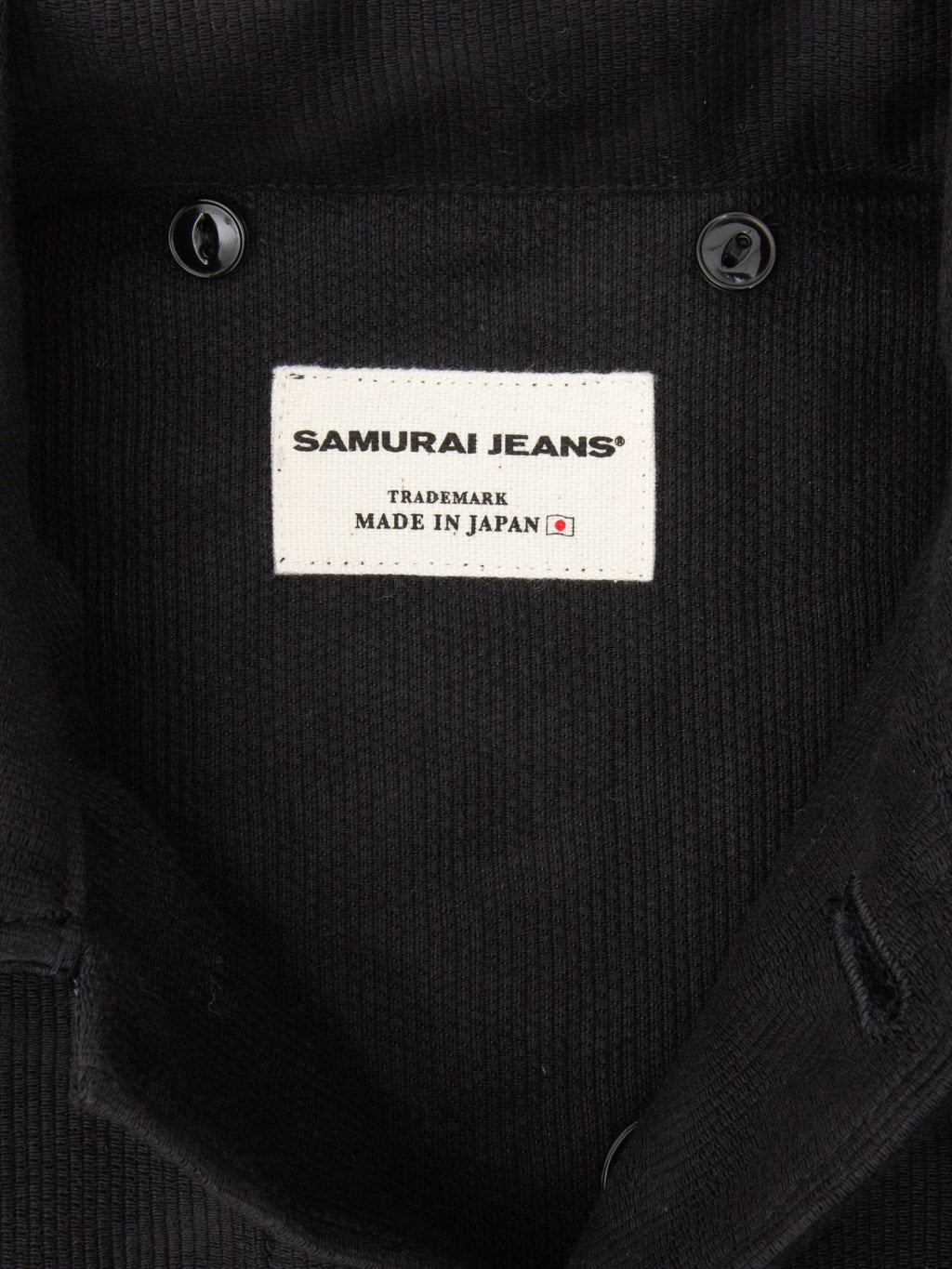 Samurai Jeans SJCJK25-SP Jagged Deck Cloth Jacket Black