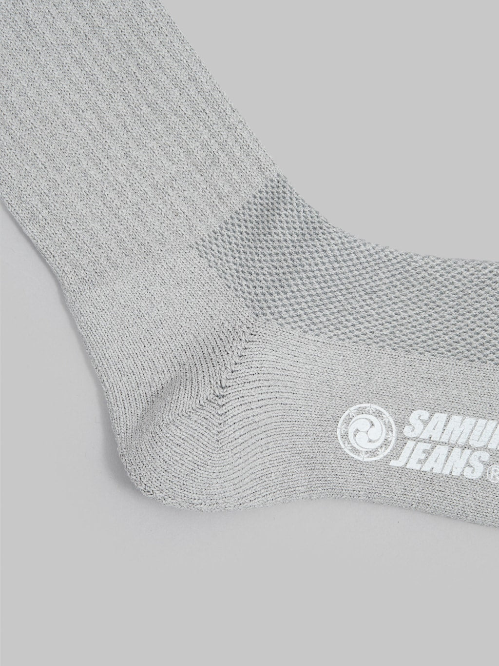 Samurai Jeans SJKS24 Japanese "Washi Paper" Socks Grey