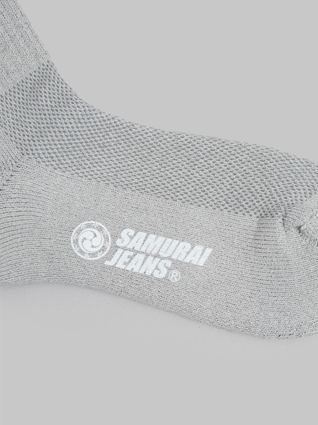 Samurai Jeans SJKS24 Japanese "Washi Paper" Socks Grey