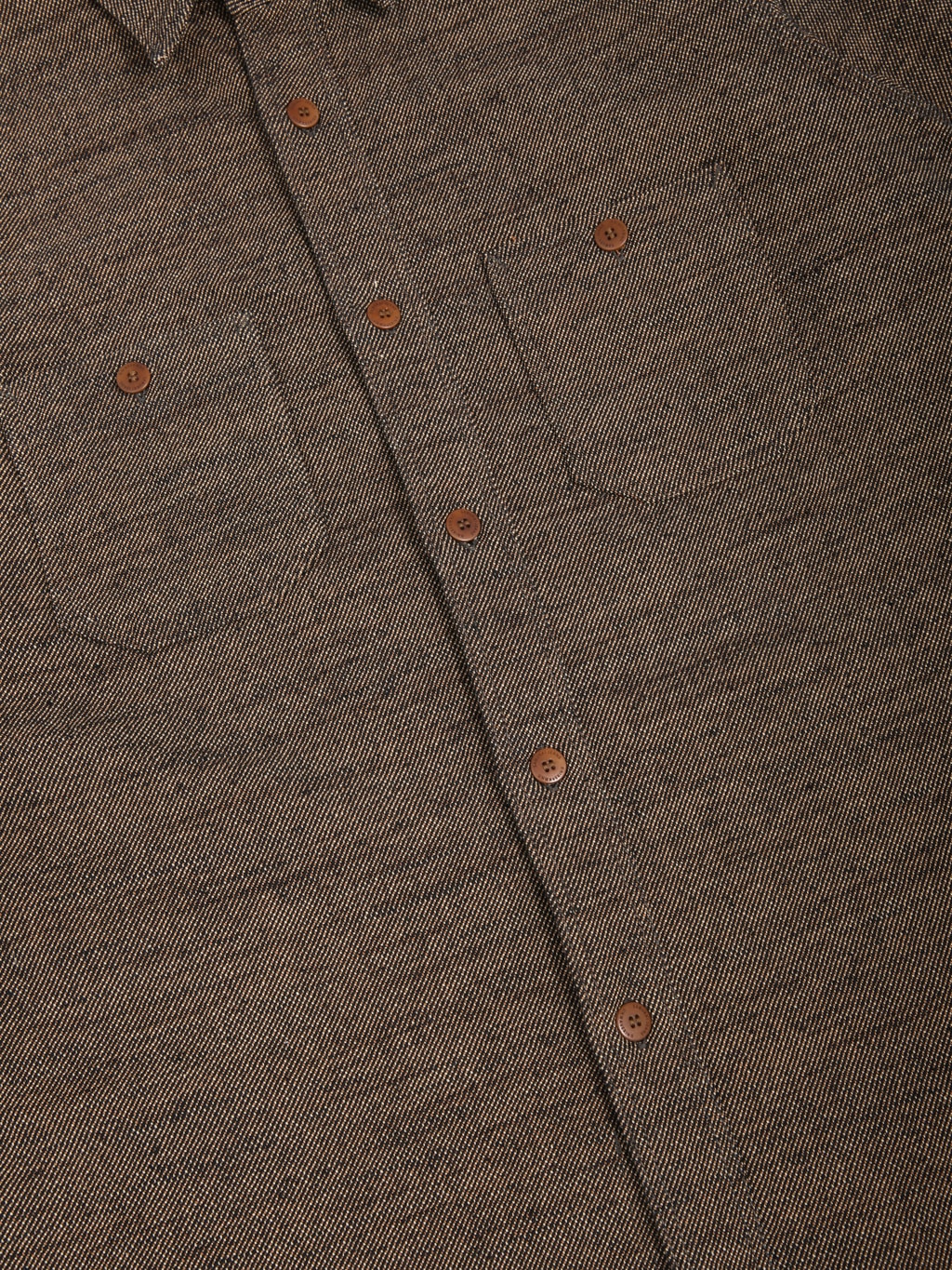 Samurai Jeans SMN25 01W Western Cut Elemental Flannel Black buttons