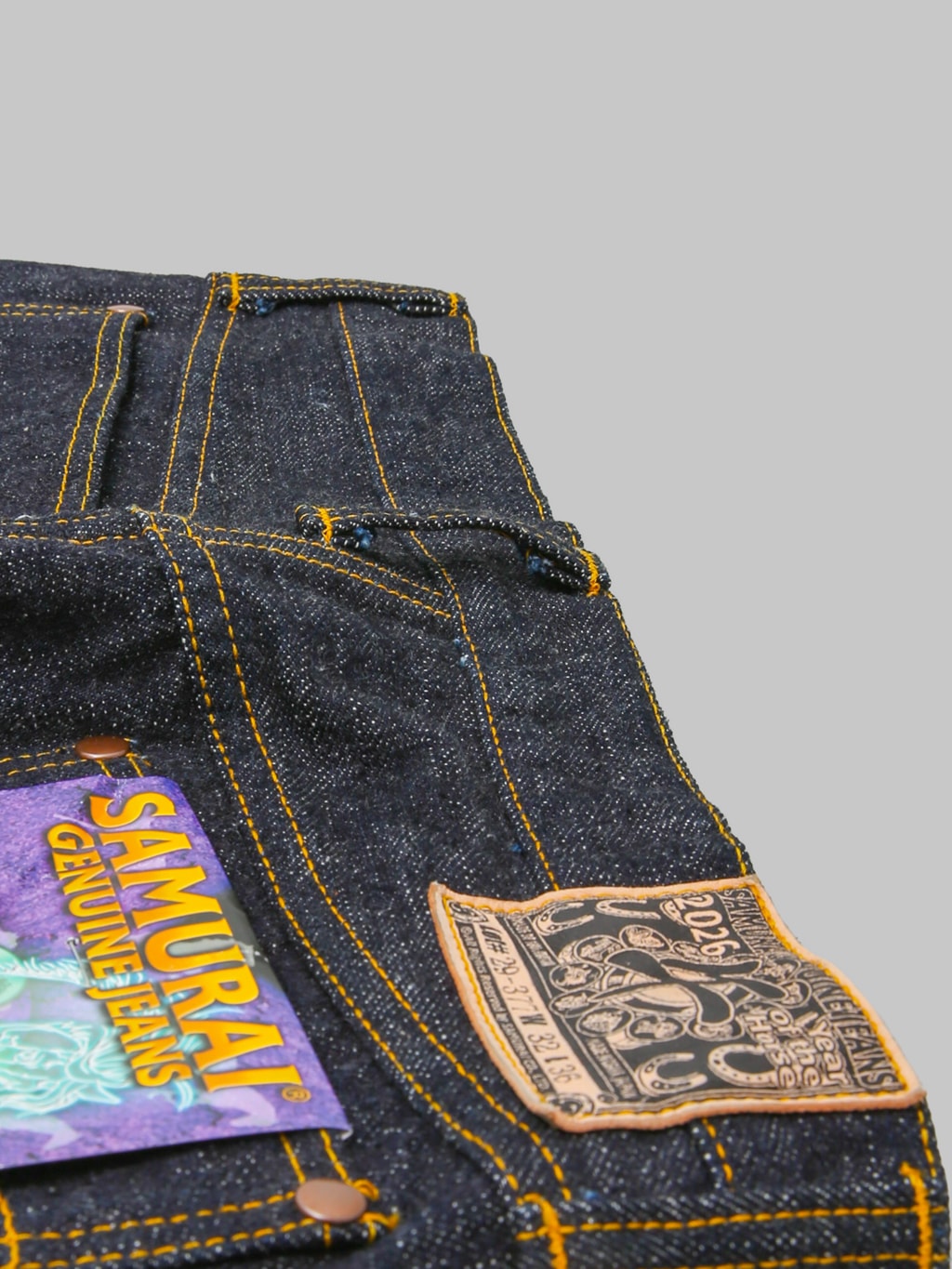 Samurai Jeans S210XJ17oz-26U "Year of  the Horse" 17oz Slim Straight Jeans