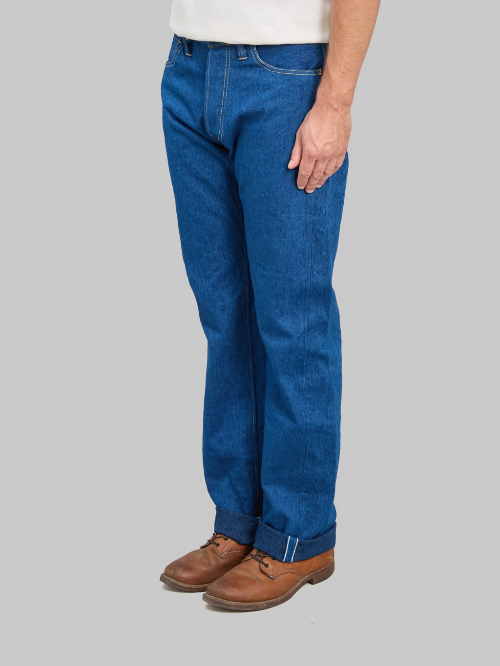 Samurai Jeans S3000XX15oz-SH "Seigaiha" 15oz Wide Straight Jeans
