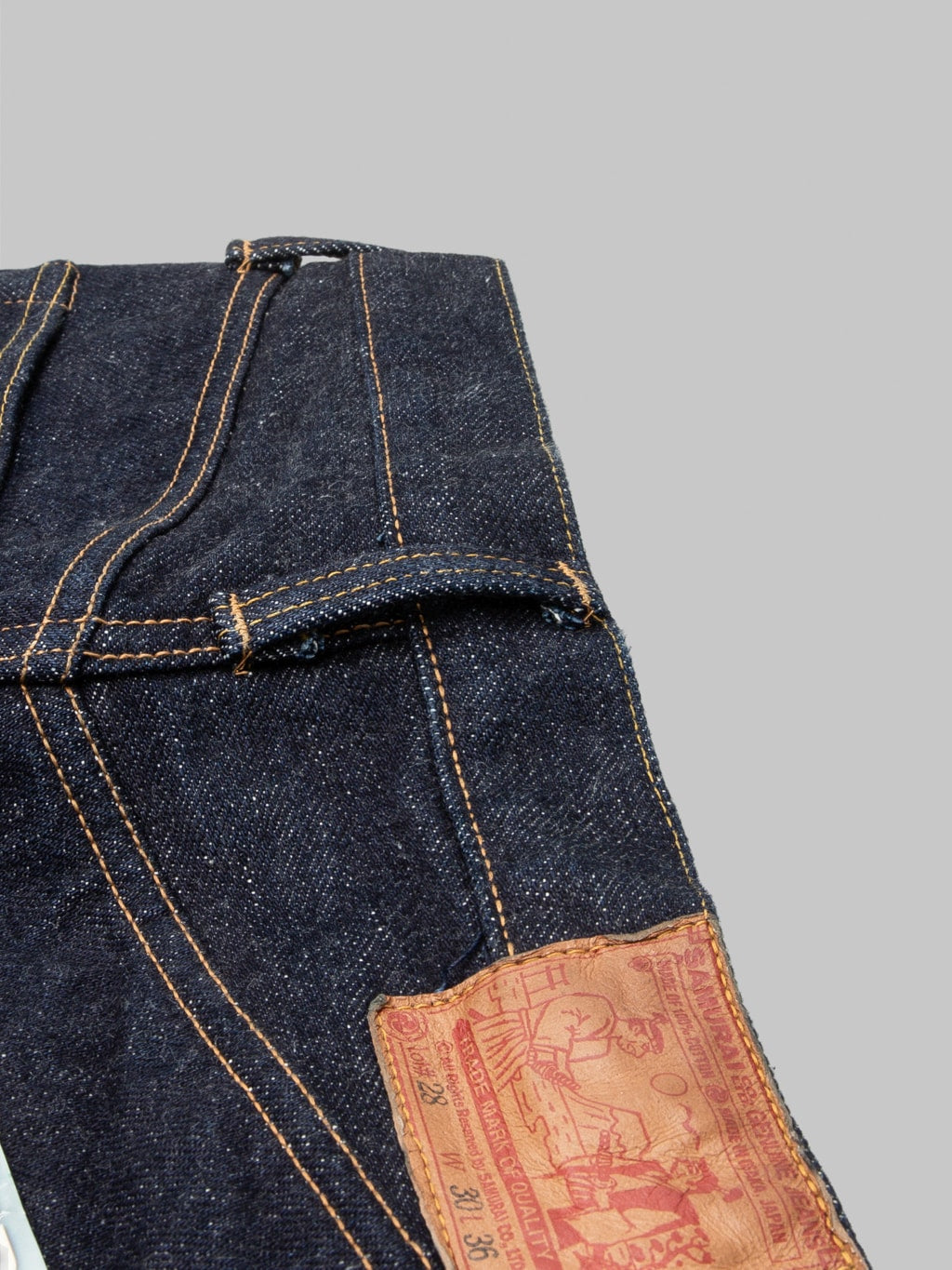 Samurai Jeans S5000VX21ozII Cho Kiwami 21oz Regular Straight Jeans  belt loop