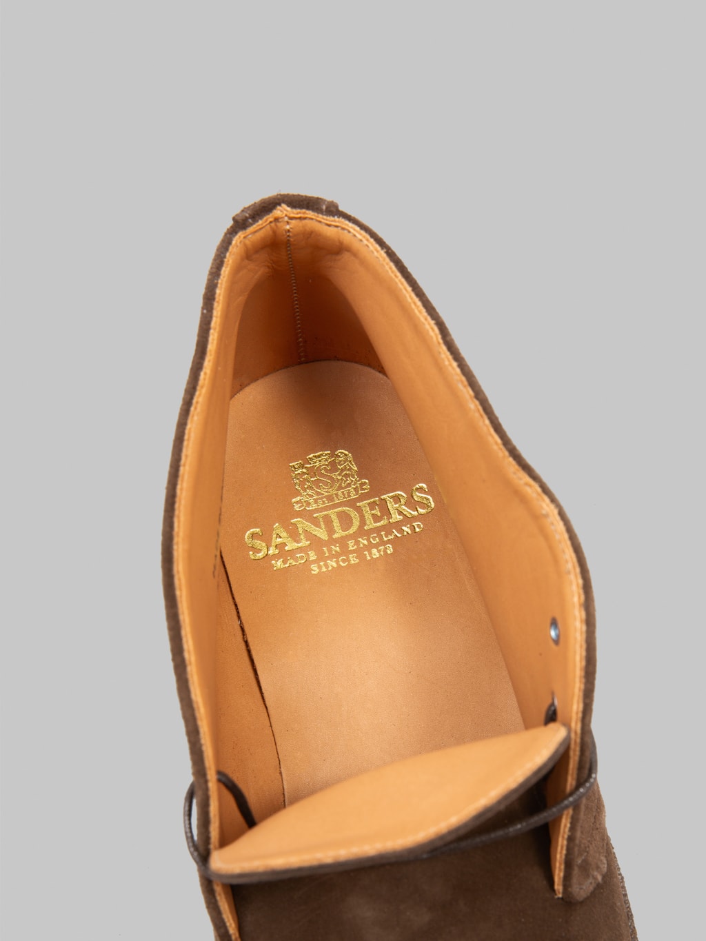 Sanders Japan Brit Chukka Polo Snuff Suede insole