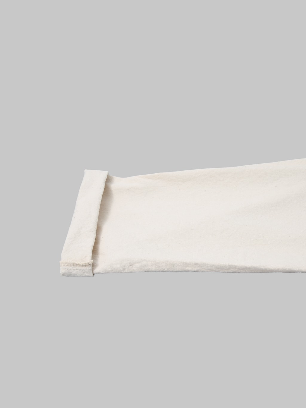 Seuvas 10oz Canvas Tapered 2 Tuck Pants Natural nep texture