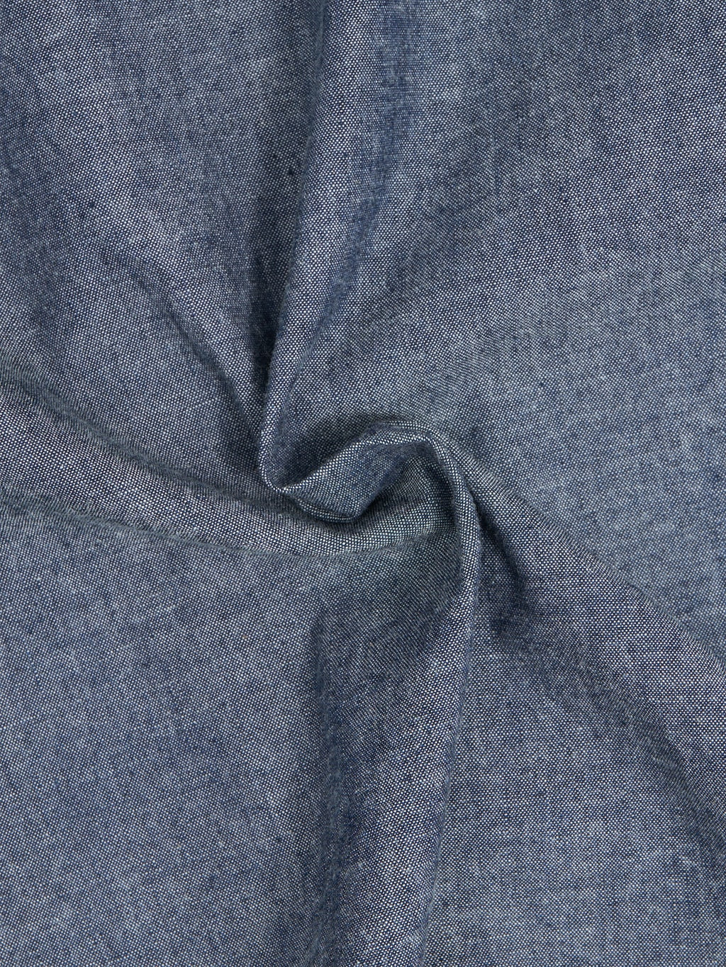 seuvas selvedge indigo chambray work shirt  texture