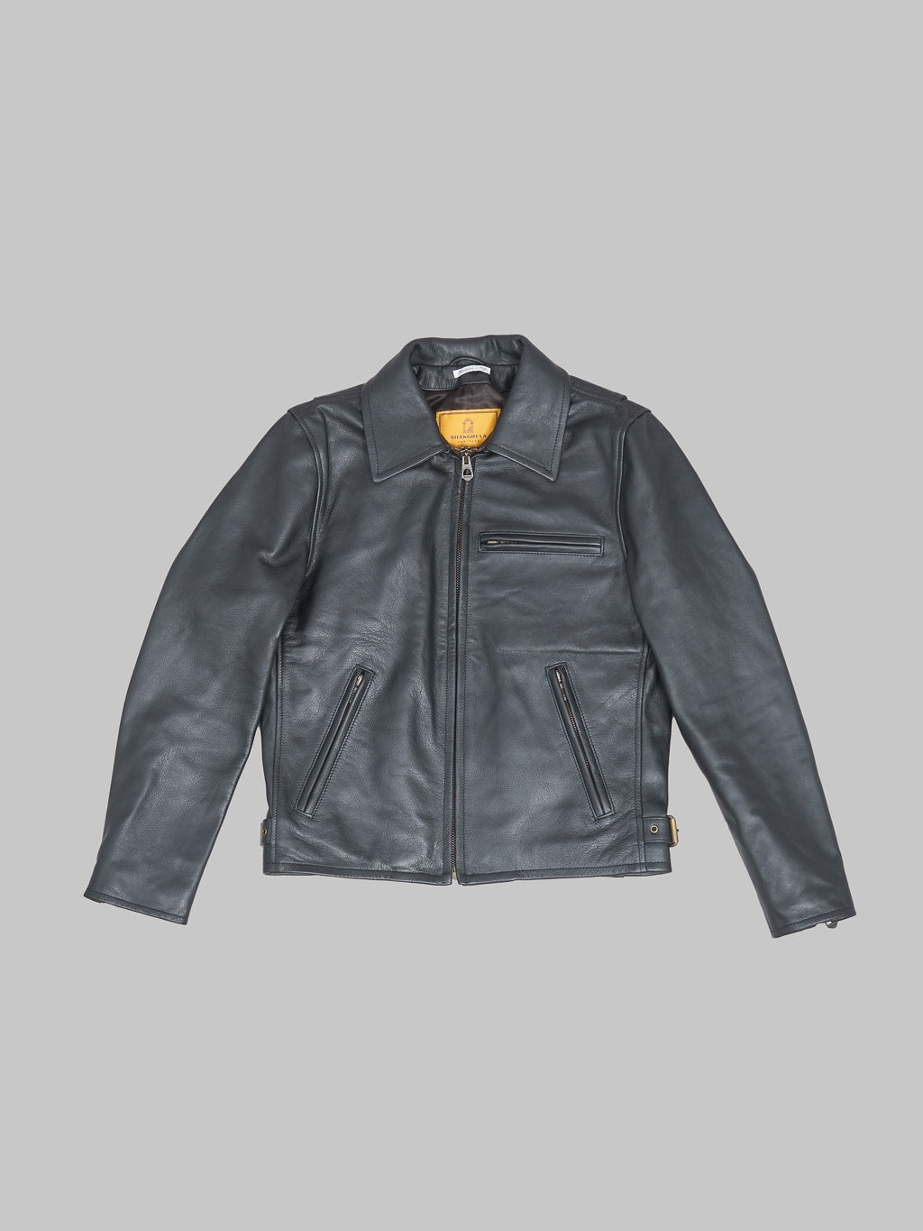 Shangri-La Heritage "Varenne" Black Leather Jacket