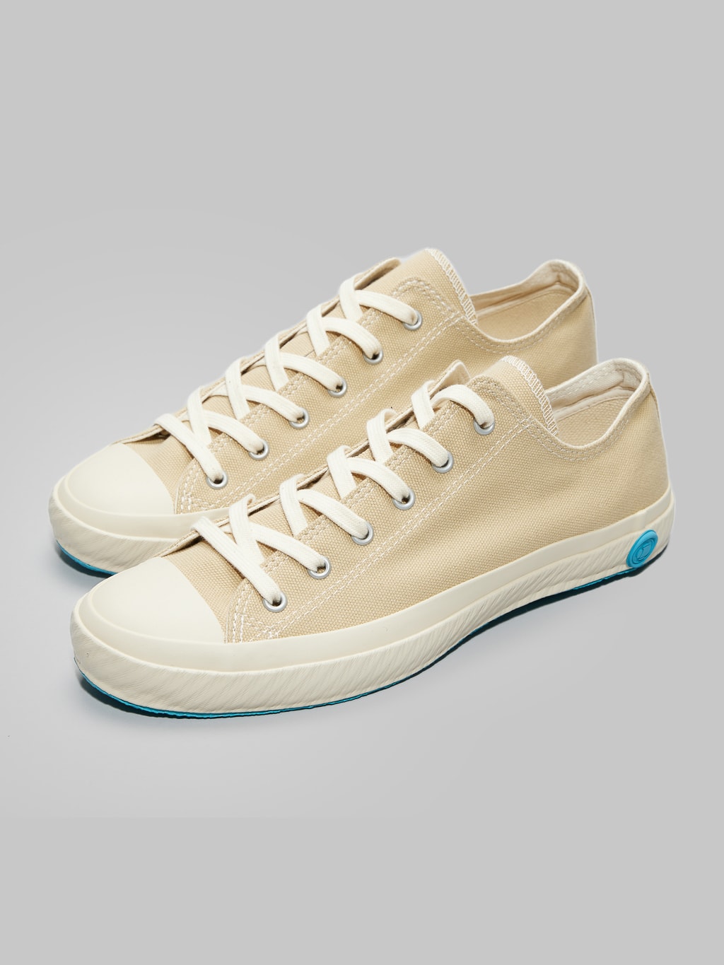Shoes like pottery low beige sneakers made in japan