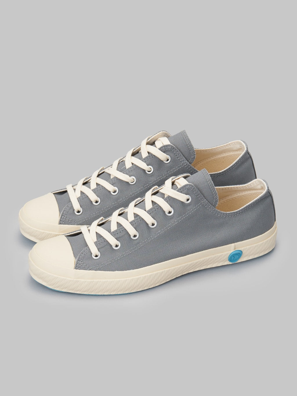 Shoes like pottery low grey sneakers made in japan