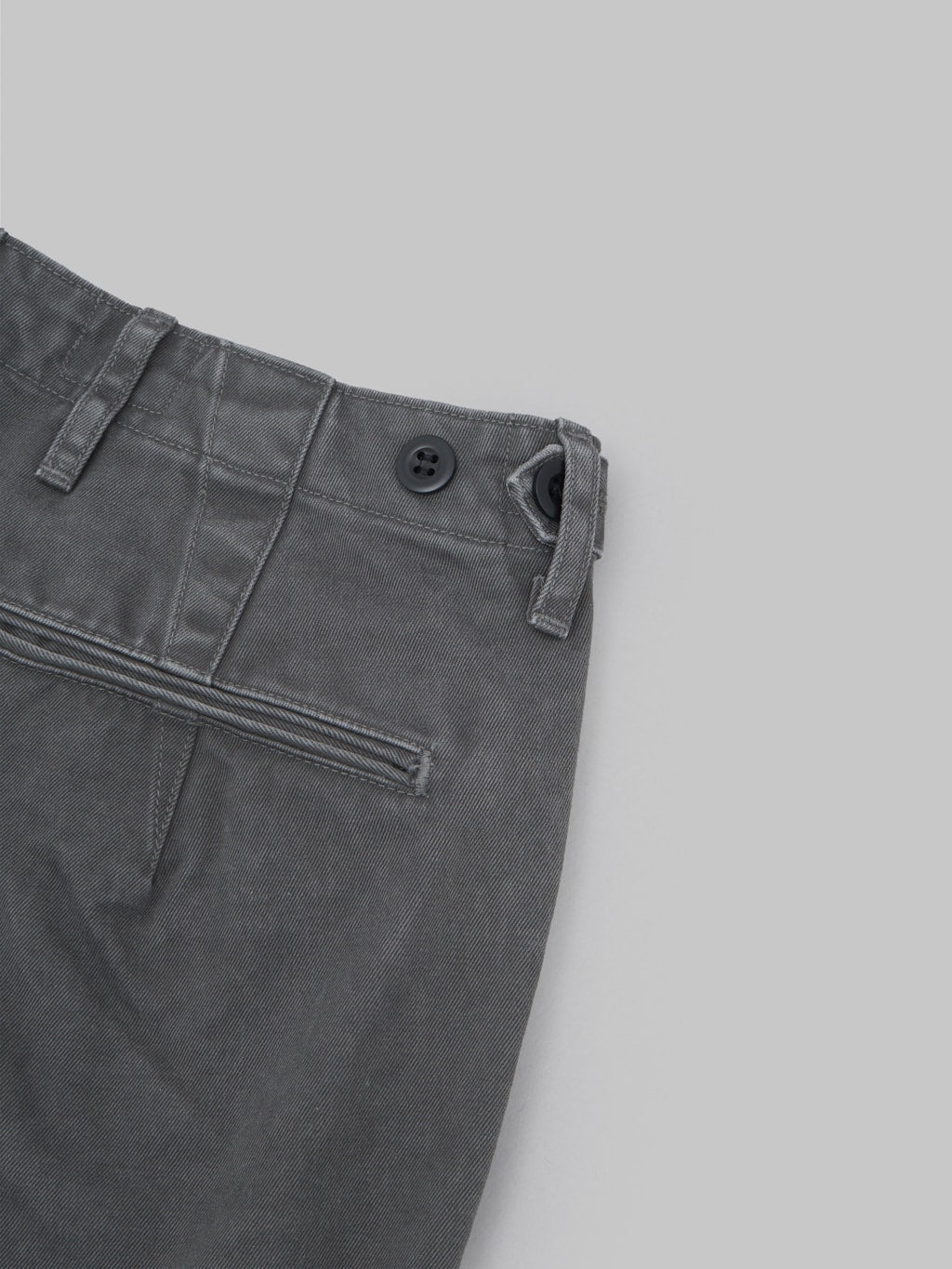 stevenson overall colts chinos v2 charcoal pocket details