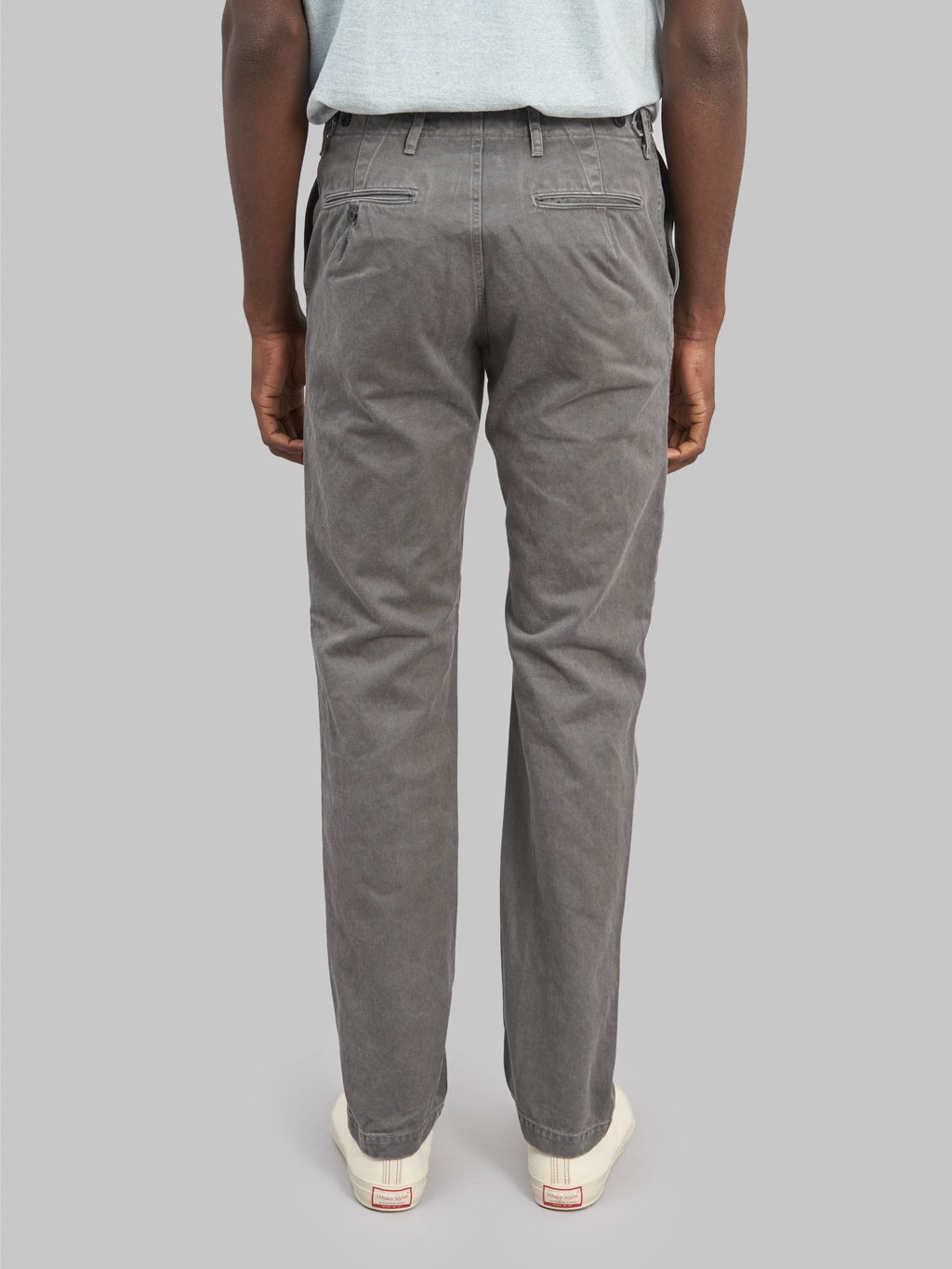 stevenson overall colts chinos v2 charcoal back