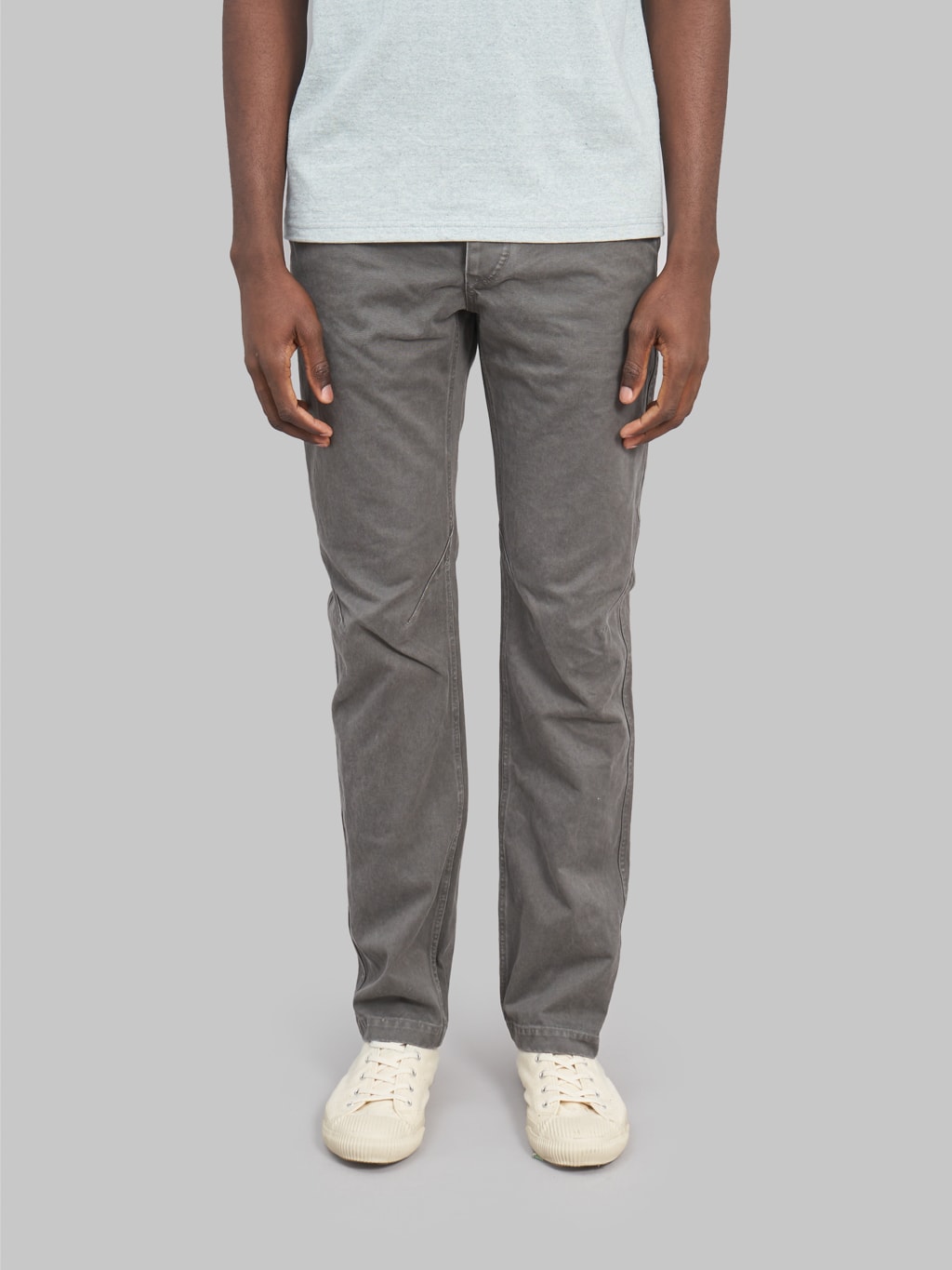 stevenson overall colts chinos v2 charcoal front