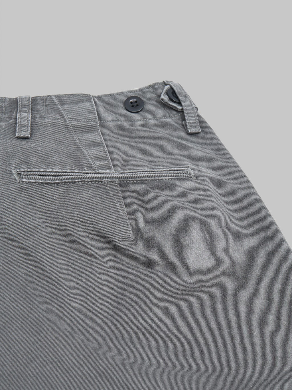 stevenson overall colts chinos v2 charcoal closeup