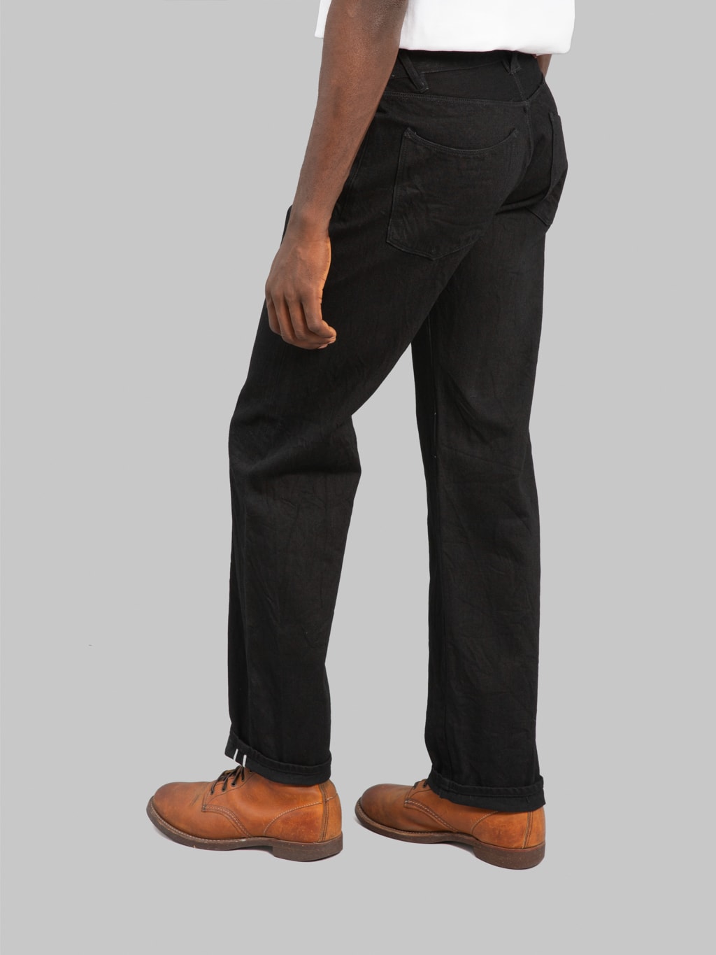 Stevenson Overall Co. Encinitas 150 12oz Solid Black Regular Straight Jeans