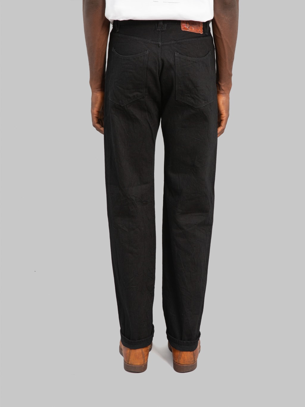Stevenson Overall Co. Encinitas 150 12oz Solid Black Regular Straight Jeans