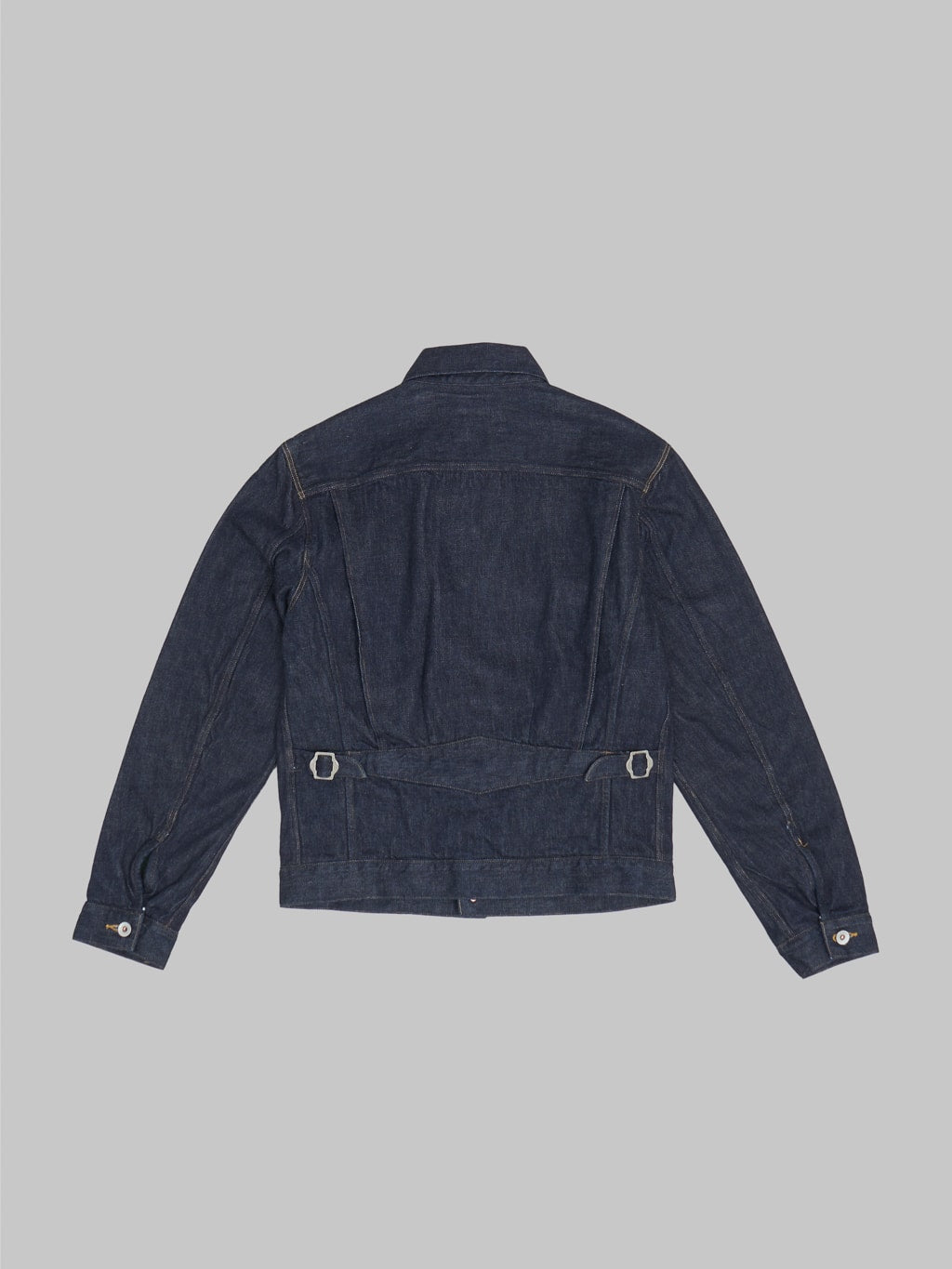 stevenson overall stockman cowboy indigo denim jacket back