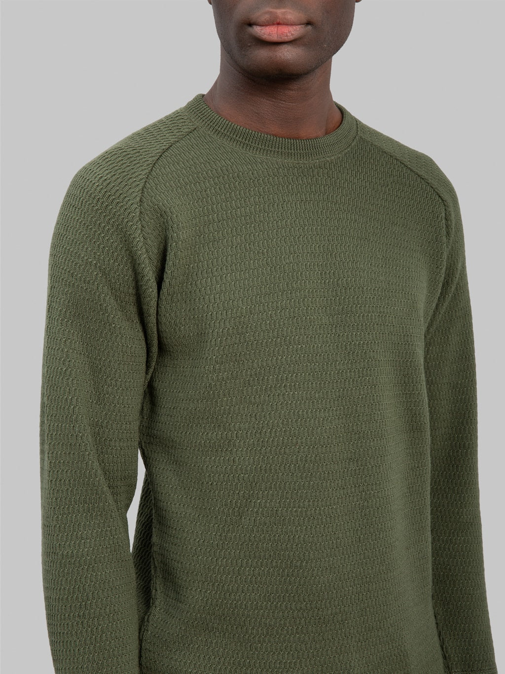 Stevenson Overall Co. Merino Wool Thermal Long Sleeve Shirt Olive