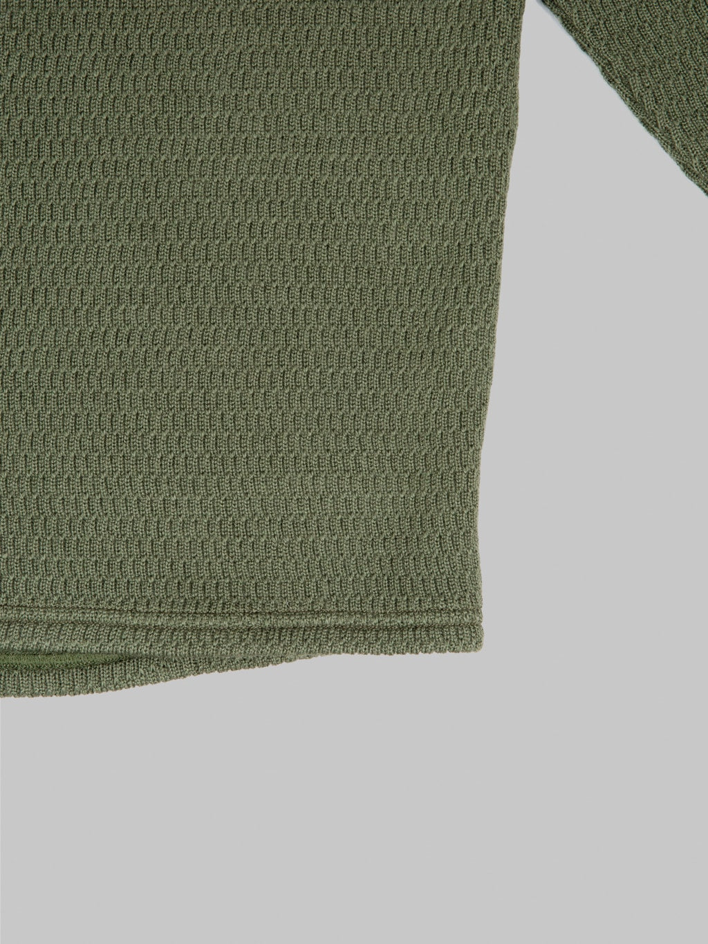 Stevenson Overall Co. Merino Wool Thermal Long Sleeve Shirt Olive