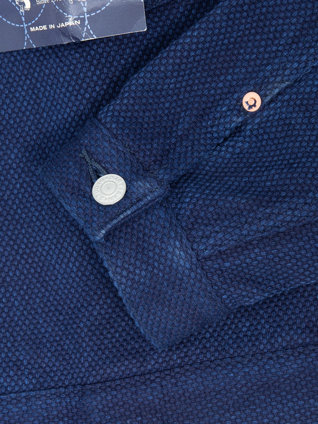 Studio D'Artisan 4619 14oz Sashiko Denim Type II Jacket
