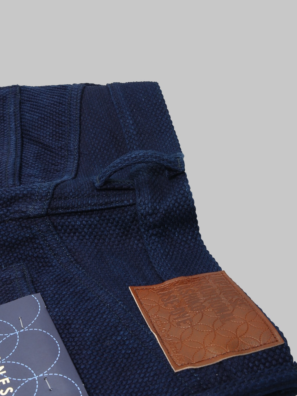 Studio DArtisan 1907 14oz Sashiko Regular Straight Jeans belt loop