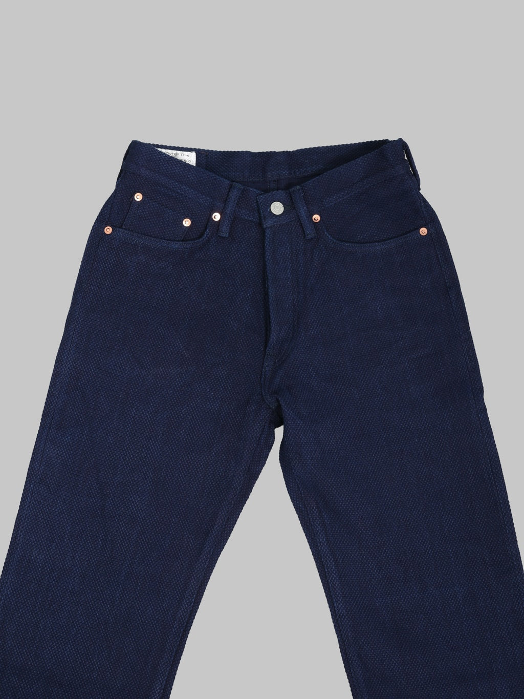 Studio DArtisan 1907 14oz Sashiko Regular Straight Jeans waist
