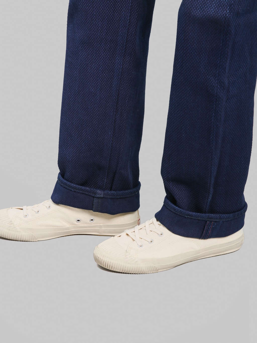 Studio DArtisan 1907 14oz Sashiko Regular Straight Jeans weft