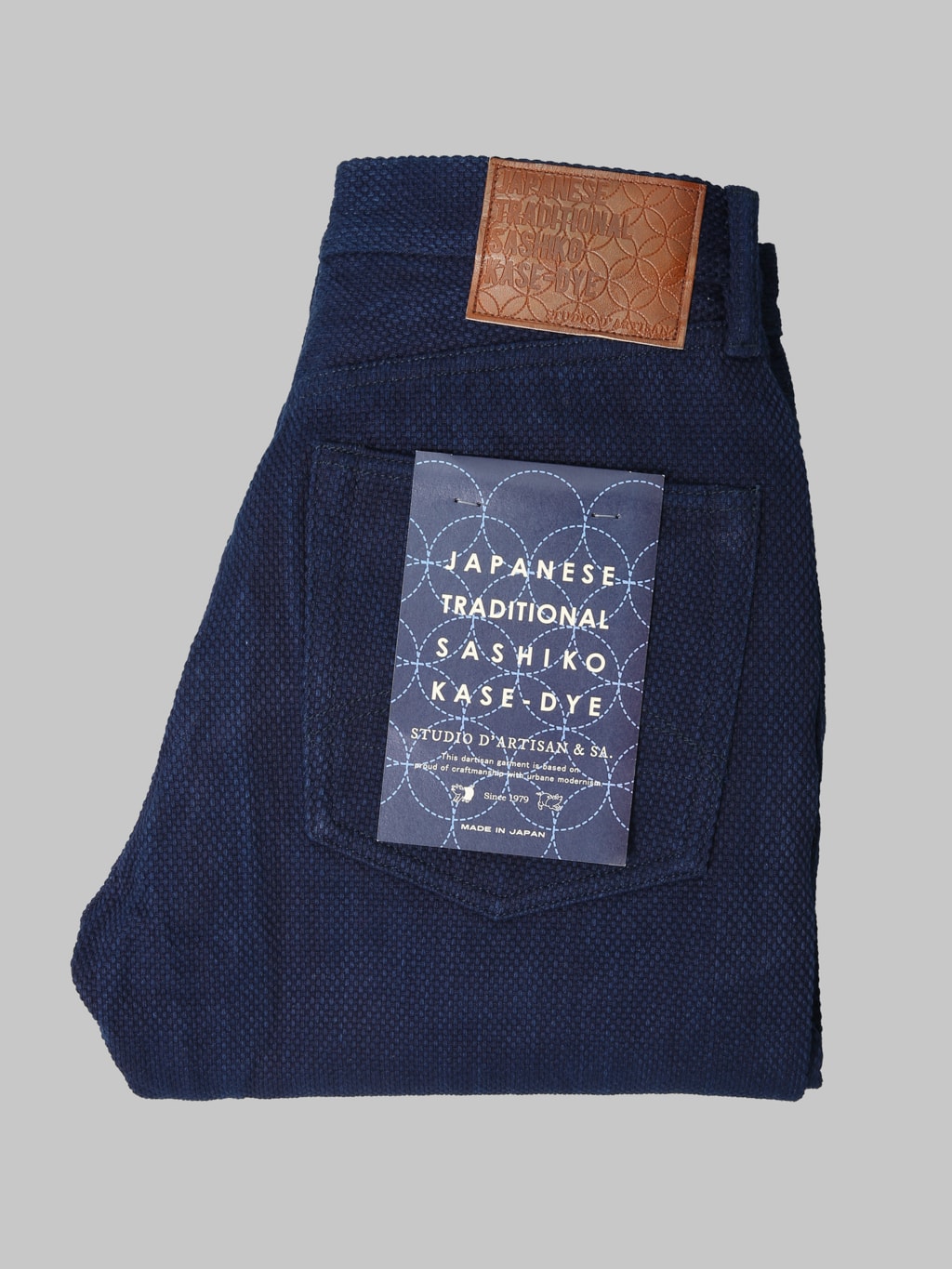Studio D'Artisan "1907" 14oz Sashiko Regular Straight Jeans - Redcast Heritage Co.