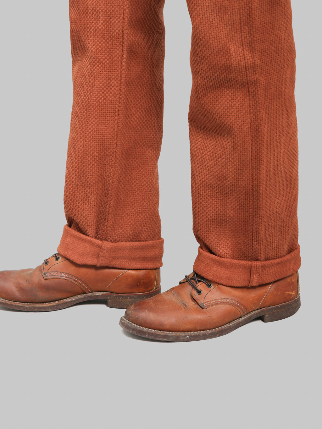 Studio D'Artisan 1914 17oz Amami Mud Dyed Sashiko Jeans Brown