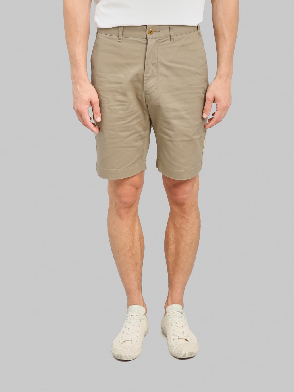 Studio D'Artisan 1925 Chino Shorts Beige