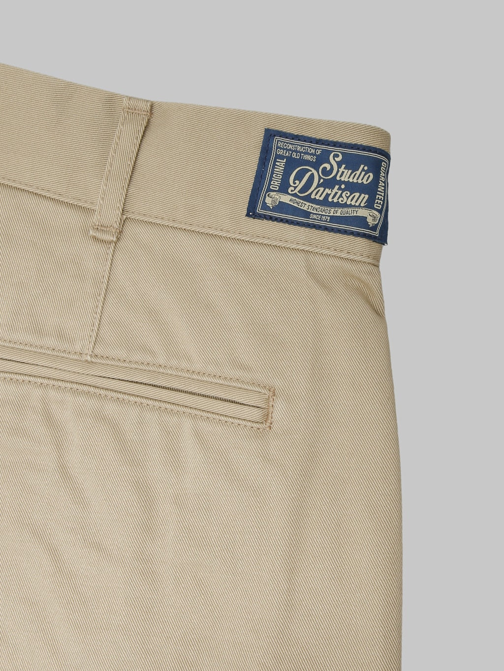 Studio D'Artisan 1925 Chino Shorts Beige