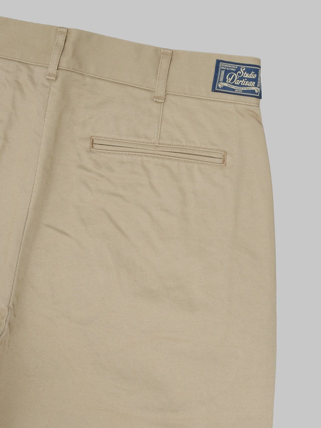 Studio D'Artisan 1925 Chino Shorts Beige