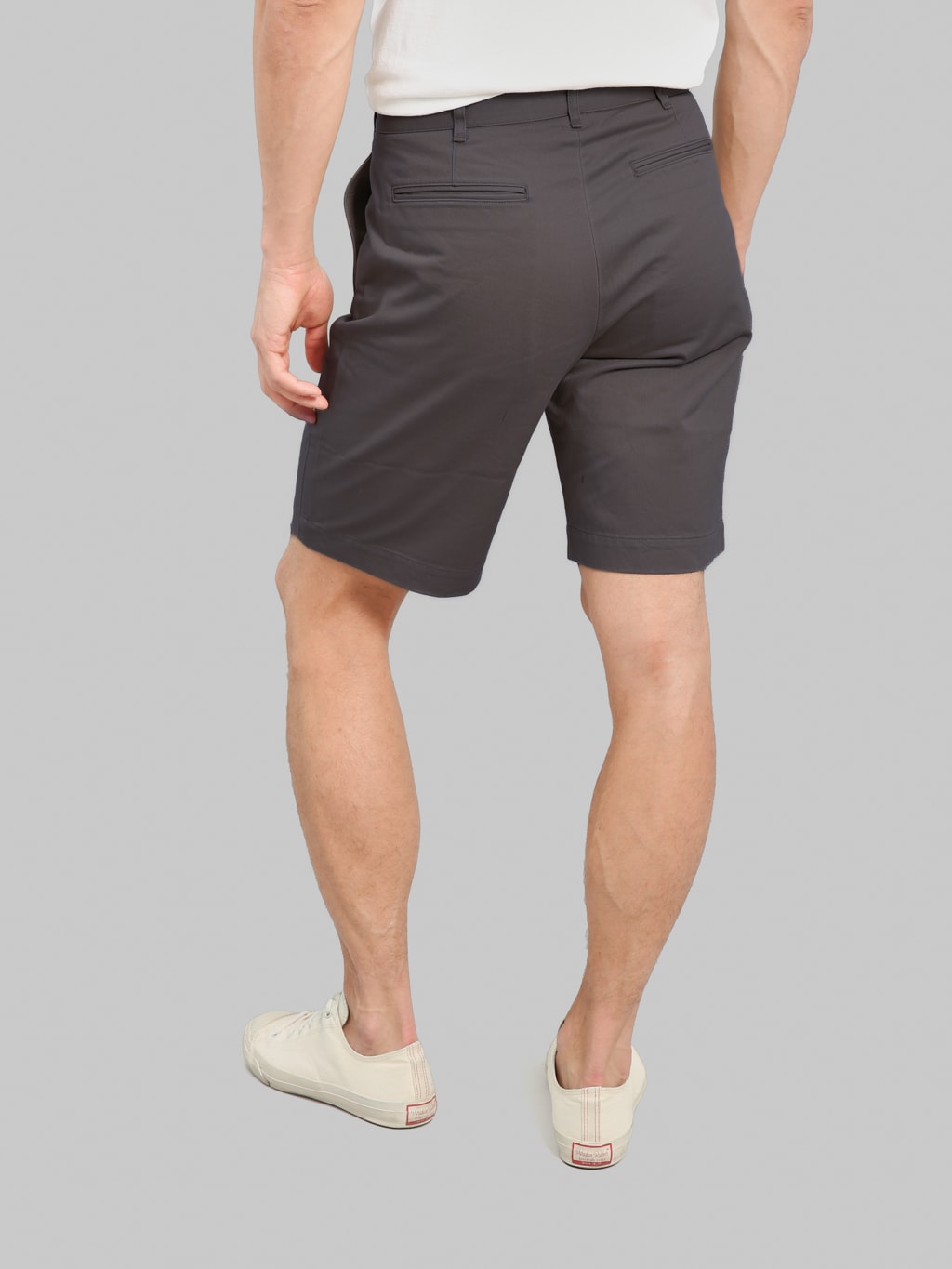 Studio D'Artisan 1925 Chino Shorts Carbon Black