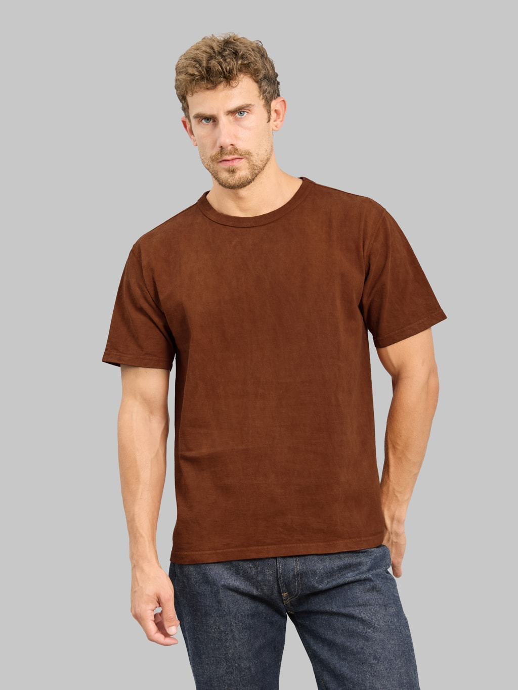 Studio D'Artisan 8198 Amami Oshima Mud-Dyed Loopwheel T-Shirt