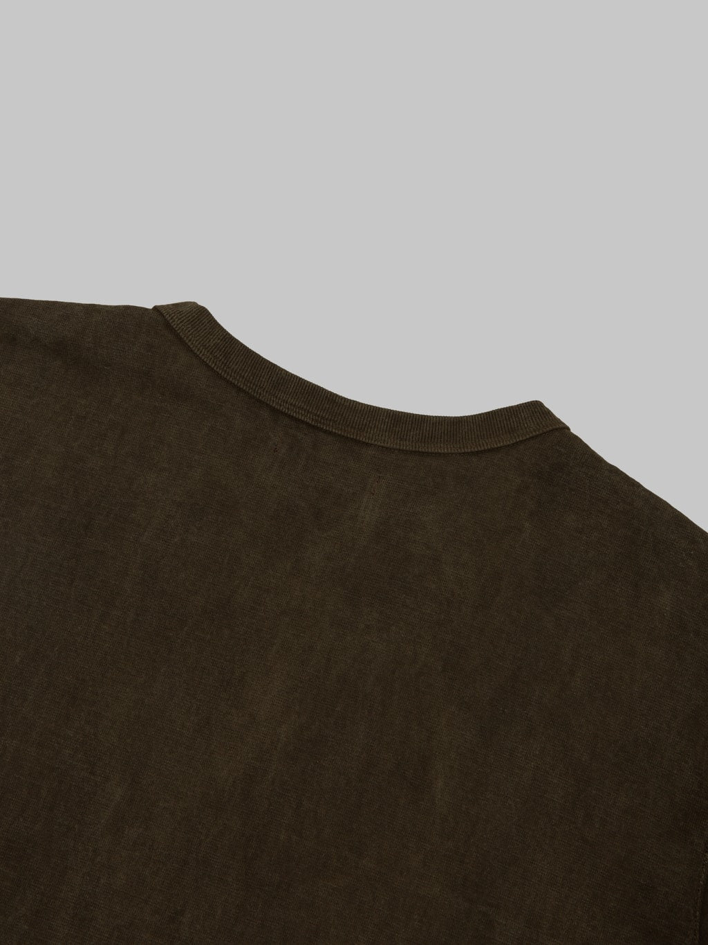 Studio D'Artisan 8198 "Amami Oshima Mud-Dyed" Loopwheeled T-Shirt Dark Brown