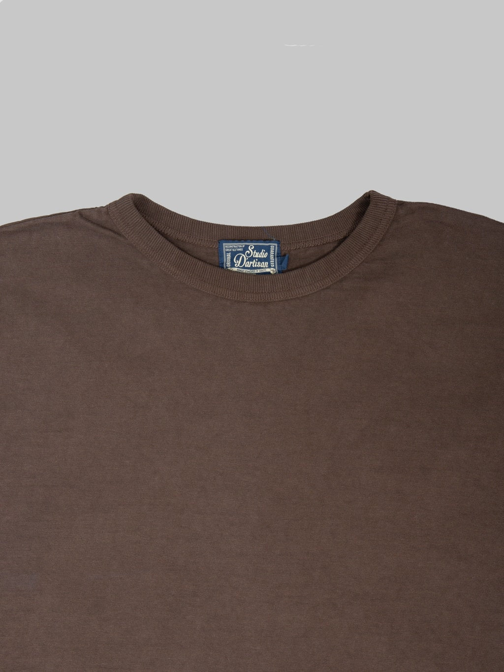 Studio D'Artisan 8204 "Ishikawadai" Tubular Jersey T-Shirt Charcoal Black
