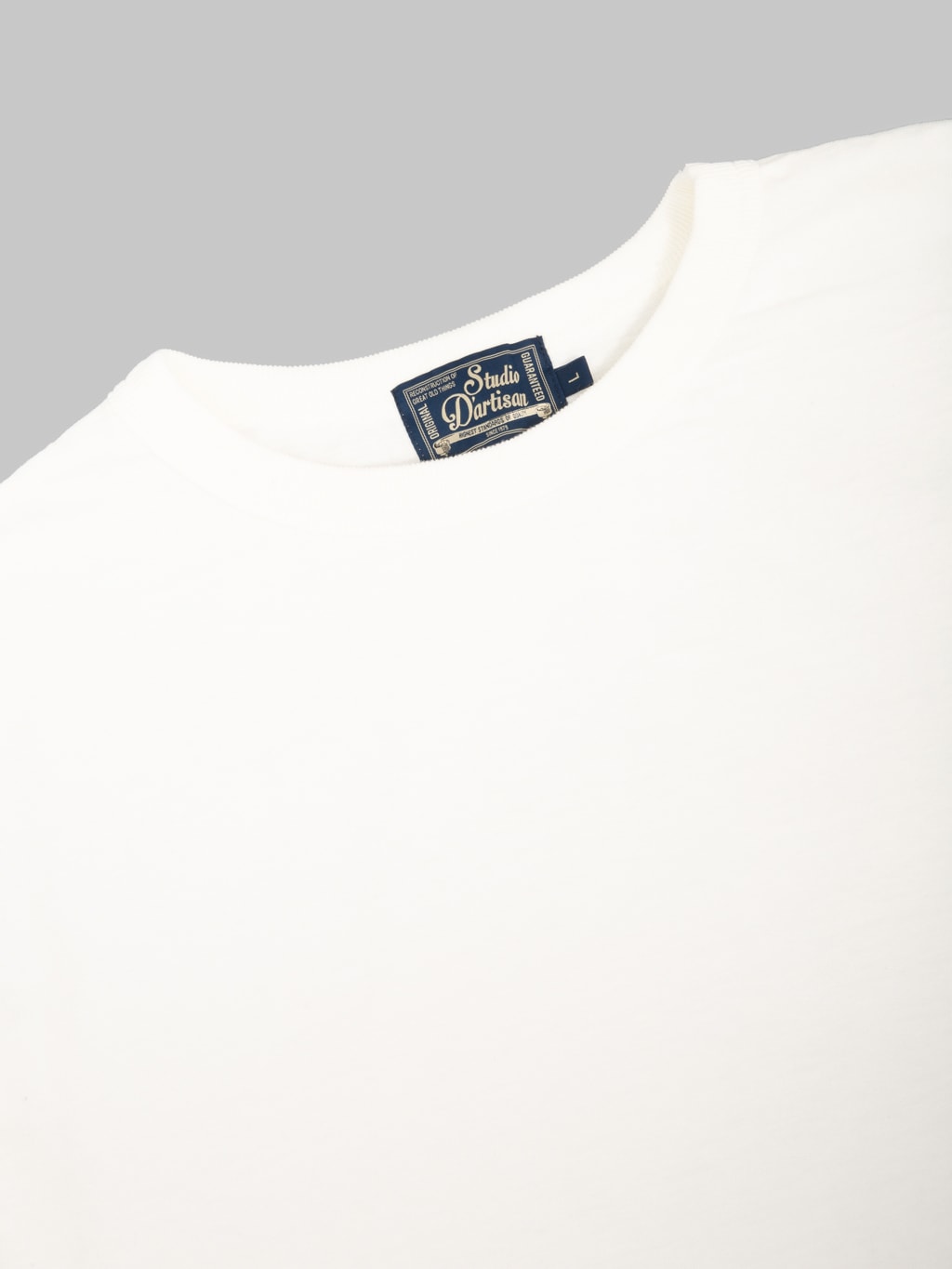 Studio D'Artisan 8204 "Ishikawadai" Tubular Jersey T-Shirt White